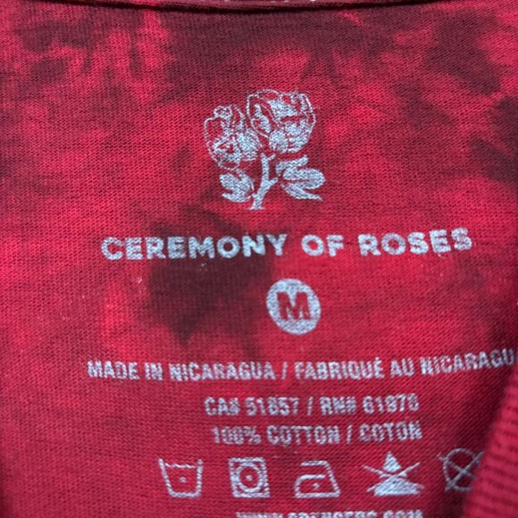 Bad Omens Testament Skeleton Bouquet Band Tie Dye T-Shirt M - Picture 4 of 4